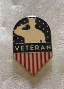 American Gold Salute Our Veterans USA United States of America Flag Lapel Pins