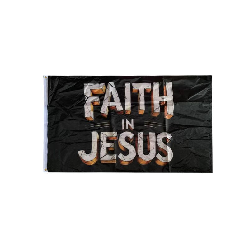 Faith in Jesus I Am Not Afraid Flags 3'X5' Feet ROUGH TEX® 68D