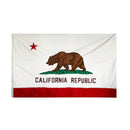 California Republic Official State Flags 100% Cotton Embroidered 5x8 Feet Real Brass Grommets