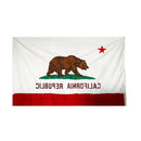 California Republic Official State Flags 100% Cotton Embroidered 5x8 Feet Real Brass Grommets
