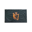 Ireland Original 1800s Green Harp Crown Irish Flag 3x5 Cotton Custom Made