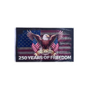 250 Years of Freedom 3'X5' USA 1776 2026 American Eagle Flags 68D 3x5 Feet Brass Grommets