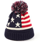 Stars & Stripes Winter Ski Hats American Flag Acrylic Warm Hat