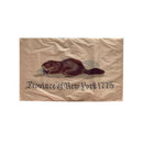 Province of New York 1775 Flag Vintage Cotton 3x5 Feet Colonial America Heritage Beaver Banner