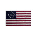 Betsy Ross at 250 Years Collectors Item Flags 3x5 Cotton and Nylon Embroidered 3x5 Feet USA Colonial Heritage Collection