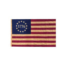Betsy Ross 1776 Light Vintage Colonial Americana Cotton Sewn Flag Brass Grommets