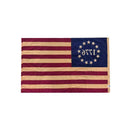 Betsy Ross 1776 Light Vintage Colonial Americana Cotton Sewn Flag Brass Grommets