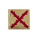 Spanish Cross Flag Vintage Cotton 4x4 Feet Hispanic Heritage Banner