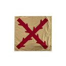 Spanish Cross Flag Vintage Cotton 4x4 Feet Hispanic Heritage Banner