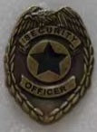 Security Officer Badge Lapel Pins Traditional