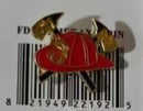 Fire Department Helmet & Axe Lapel Pins Firefighter