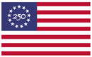 Betsy Ross 250 Commemorative Flags Expertly Printed Outdoor Banners Real Brass Grommets