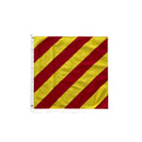 International Maritime Signal Flags Size 7 3'x3' Rough Tex Nylon Brass Grommets Outdoor Use