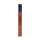 Pair of 12" × 8' Americana 100% Natural Vintage Cotton All Sewn USA 50 Star Pulldowns (2 Pack)