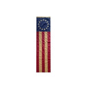 Betsy Ross American 100% Vintage Cotton 2 Feet by 8 Feet 13 Star USA Pulldown Embroidered & Sewn Pair (2 Pulldowns Set)