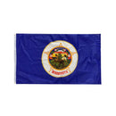 Minnesota Official Flags Accurate Seal From Original 1800s Plates 3x5 Feet Brass Grommets Traditional Native Founding Fathers Flag