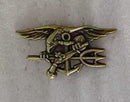 Eagle Trident Burnished Lapel Pin
