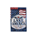 Lake America USA 2026 Collectors Item Double Sided Garden flags 12x18 Inches Ships Within 15 Days