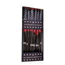 American 8x12 Inch Stick Flags Black Wood Staff USA Flags