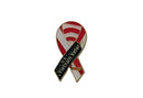 American Flag Ribbon Vietnam Veteran USA Pins Expertly Embossed