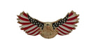 American Flag USA Eagle Lapel Pins Expertly Embossed