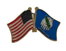 USA Oklahoma Flag American State Pins Expertly Embossed