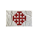 Crimson Christian Crusaders Kingdom of Jerusalem European Military Knights 3'x5' Flag ROUGH TEX® Custom Embroidered