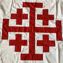 Crimson Christian Crusaders Kingdom of Jerusalem European Military Knights 3'x5' Flag ROUGH TEX® Custom Embroidered