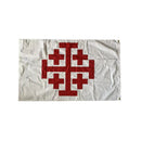 Crimson Christian Crusaders Kingdom of Jerusalem European Military Knights 3'x5' Flag ROUGH TEX® Custom Embroidered