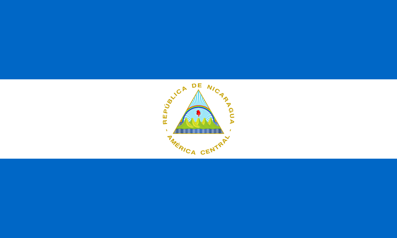 144 Count Case of Nicaragua 3'x5' Flag ROUGH TEX® 68D