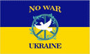 Peace No War In Ukraine 3'X5' Flag ROUGH TEX® 100D Ukrainian American