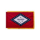 United States 56 Flags Set 3x5 Feet Cotton Gold Fringe Sleeve Premium Indoor Use One of Each American State & all Six U.S.A. Territories