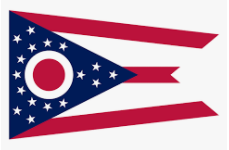 Ohio 3'x5' 100% Organic Hemp Embroidered & Sewn Gift Boxed Flag