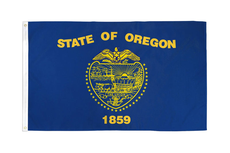 Oregon 3'X5' State Flag ROUGH TEX® 150D Nylon Double Sided