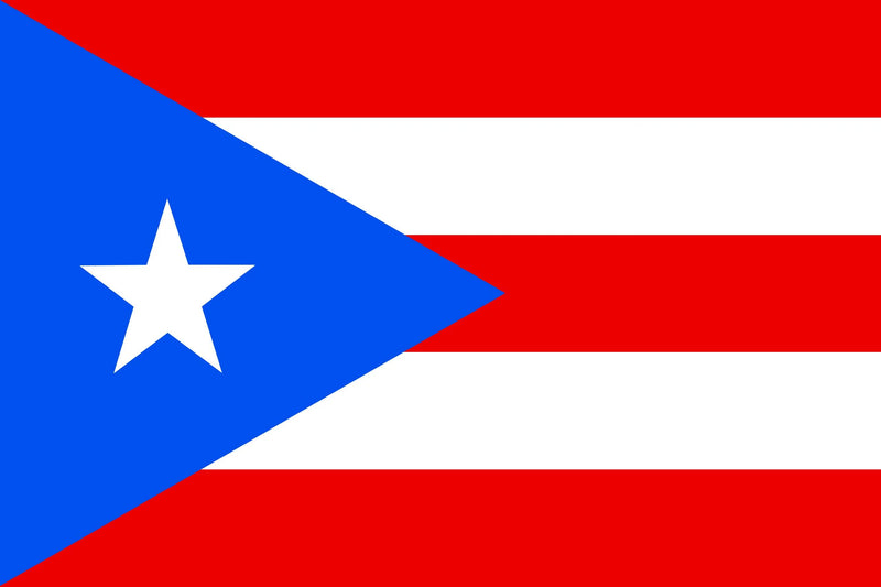 Puerto Rico 4"x6" Desk Stick Flag Rough Tex®