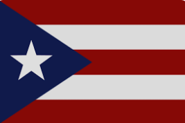 Puerto Rico Dark Blue 4'x6' Embroidered Flag ROUGH TEX® 600D Oxford Nylon