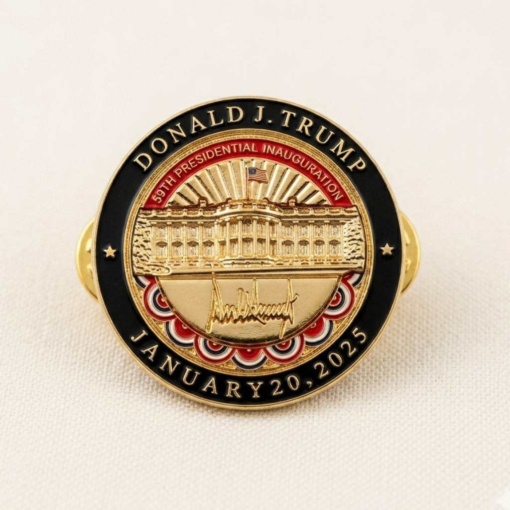 Trump 47th President American Eagle USA Seal Limited Edition Lapel Pin ...