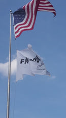 Freedom Flag Charlie Kirk Signature Series 5x8 Feet White Flags In Stock 100D