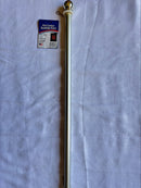 5' Foot Aluminum Flag Pole with Ball Top Premium