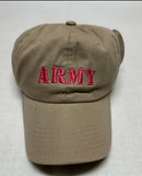 ARMY Red & Khaki Embroidered Cap