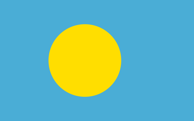 Palau Flag 2x3 feet Poly