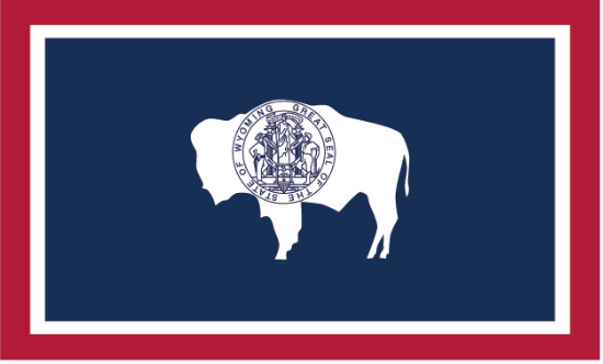 Wyoming 3'X5' Flag ROUGH TEX® 100D