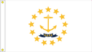 Rhode Island 3'X5' Flag ROUGH TEX® 100D