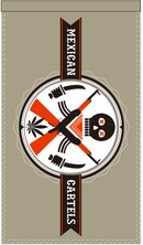 Mexican Cartels 3'X5' Flag Rough Tex® 100D With Sleeve and Grommets