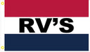 RV's Red White Blue 3'X5' Flag ROUGH TEX® 100D