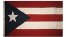 Puerto Rico Dark Blue 4'x6' Embroidered Flag ROUGH TEX® Cotton