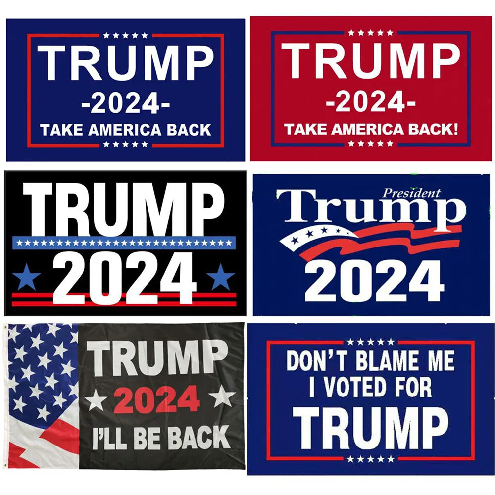 Trump Flags Mixed Designs 12