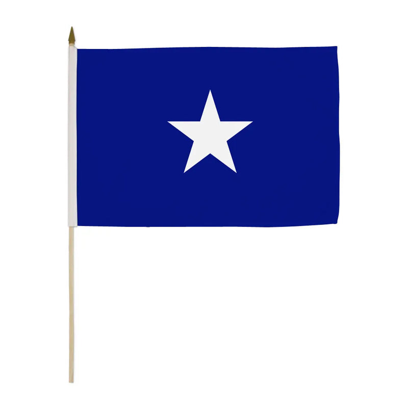 12 Pack Bonnie Blue 12x18" stick flags sold by the dozen