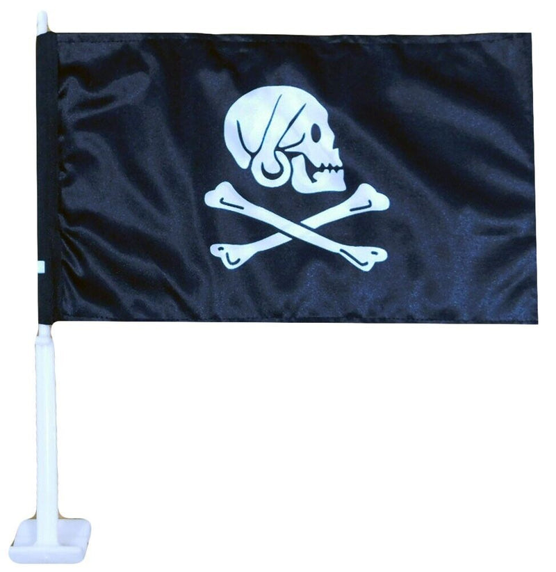 Pirate Henry Every Double Sided Knit Nylon Car Flag