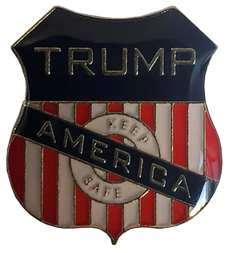 Trump Pin Collection 12 Pack Mixed Designs Random Selection One Dozen